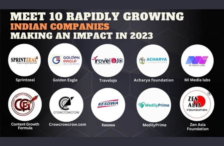 Meet 10 Rapidly Growing Indian Companies Making an Impact in 2023