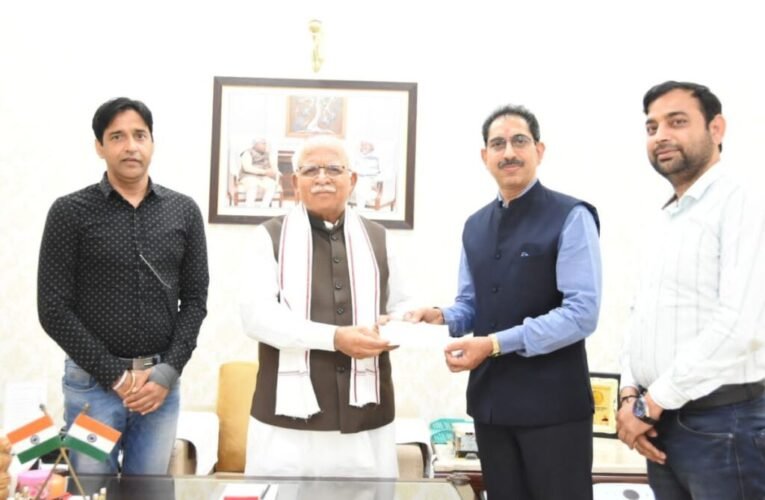 Intersoft Data Labs’s MD, Sandeep Passey Contributes Rs 20 lakh to CM Haryana CSR Fund