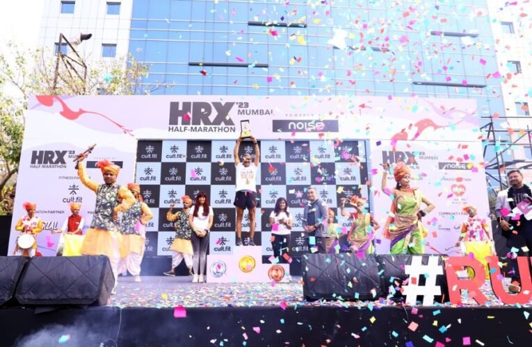 HRX’s first marathon was held today at Bandra East, Mumbai Suburban, Mumbai, India | 7000 participants | Prize money of up to 3 Lakhs