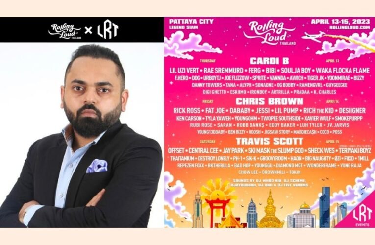 Rolling Loud Comes To Thailand: Appoints Mr. Tanwar as First Ever Representative For India and UAE   