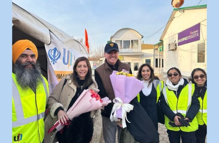 New Jersey Governor Phil Murphy & First Lady Join UNITED SIKHS at Ukraine, Praise on Relief Efforts