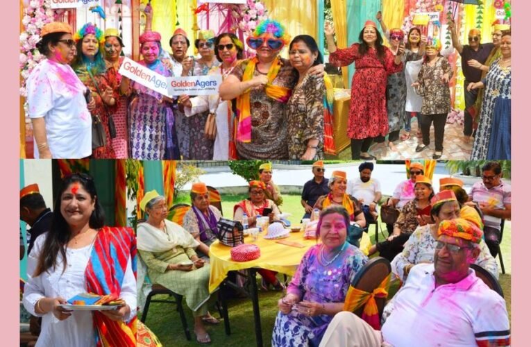 Golden Agers’ Grand Bharatpur Holi Celebrations Strikes Up the Festive Spirit in Senior Citizens
