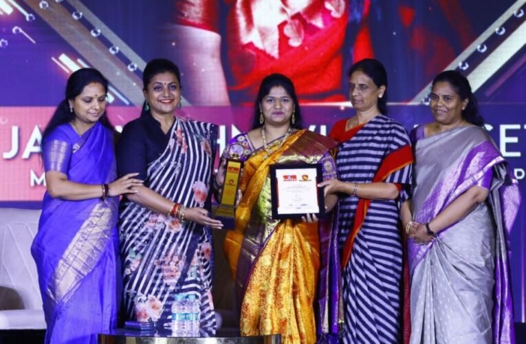 KBK Group Managing Director Jaya Vyshnavi Koppisetty Honored with HMTV Nari Puraskar 2023