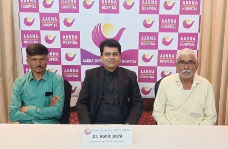 Gujarat’s 1st UroLift procedure, the most physiological and minimally invasive procedure for enlargement of prostate, done at Aarna Superspeciality Hospital