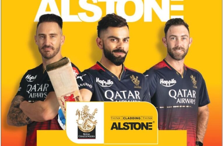 Alstone –The Country’s Premier Metal Composite Panel Brand Collaborates with Royal Challengers Bangalore as Official Partner for IPL 2023