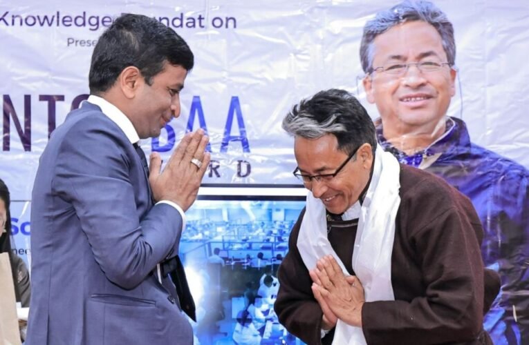Sonam Wangchuk dedicates Santokbaa Humanitarian Award’s prize money to girls’ education and diverse livelihood opportunities