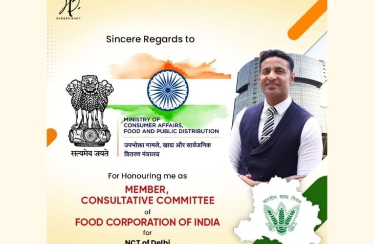 Dr. Sameer Bhati, Director, Star Imaging has been appointed as a Member of FCI’s consultative committee