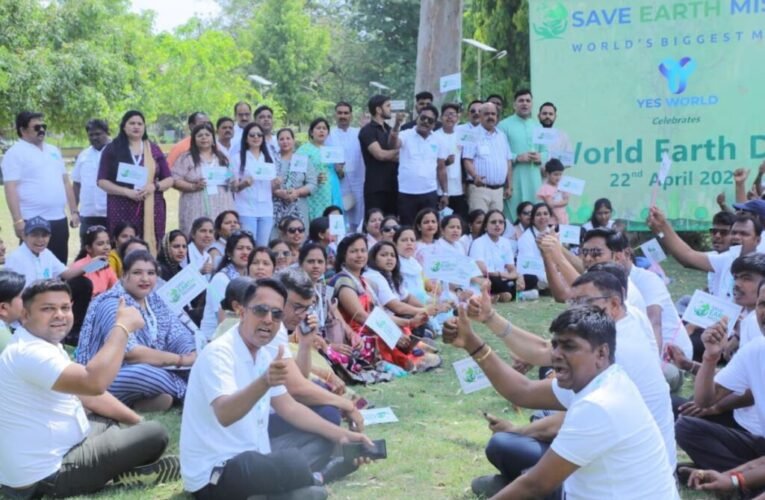 Sandeep Choudhary Launches Tree Plantation Drive on World Earth Day to Combat Climate Change