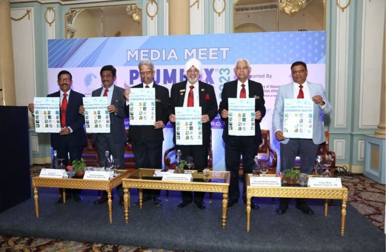 Indian Plumbing Association to submit Memorandum on Net Zero Water in Built Spaces to Ministry of Housing and Urban Affairs and Ministry of Jal Shakti at PLUMBEX INDIA 2023
