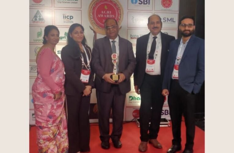 Peptech Biosciences Ltd. wins the Prestigious ABSA 2023 Award for Emerging Company in Bio-Agri Inputs on April 26, 2023, at the Hotel Park Hyatt Hyderabad, India