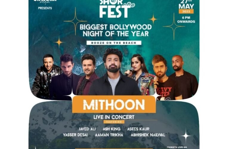 Shor Fest: The Biggest Bollywood Night Beach Fest is coming to Daman on May 27, 2023