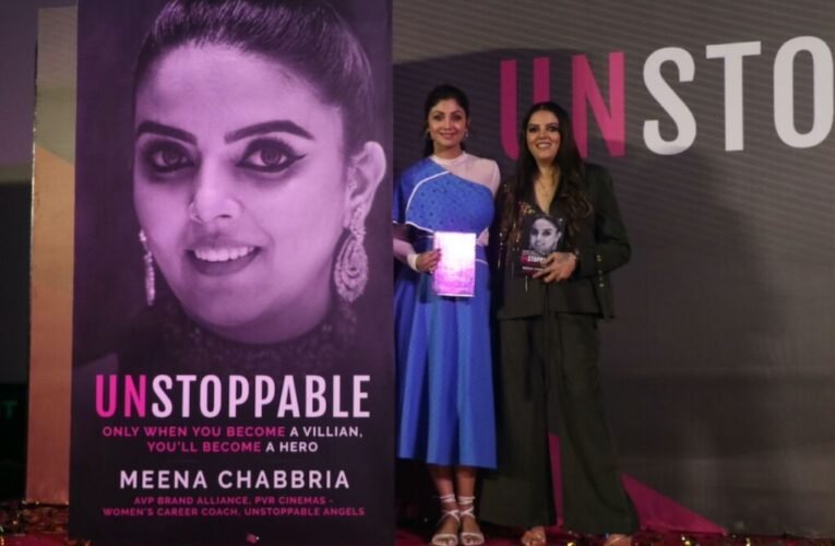 Shilpa Shetty Unveils Corporate Leader Meena Chabbria’s Book ‘Unstoppable’
