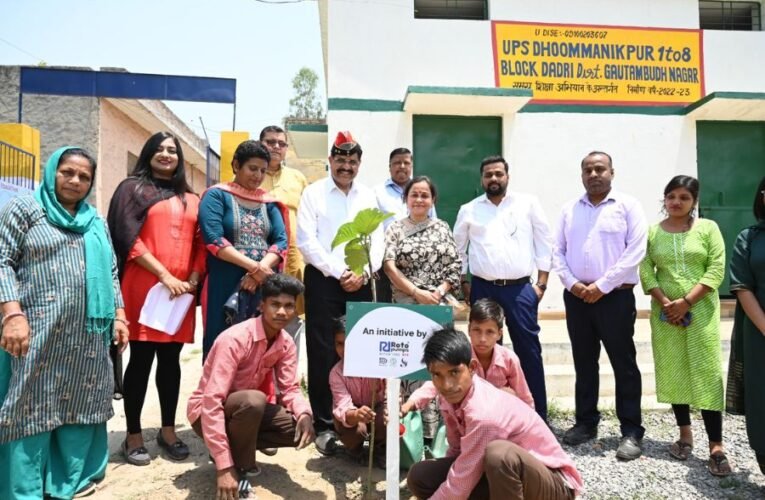 INDIAdonates collaborates with Noida-based corporate, Roto Pumps for Infrastructure Development of Greater Noida Government School