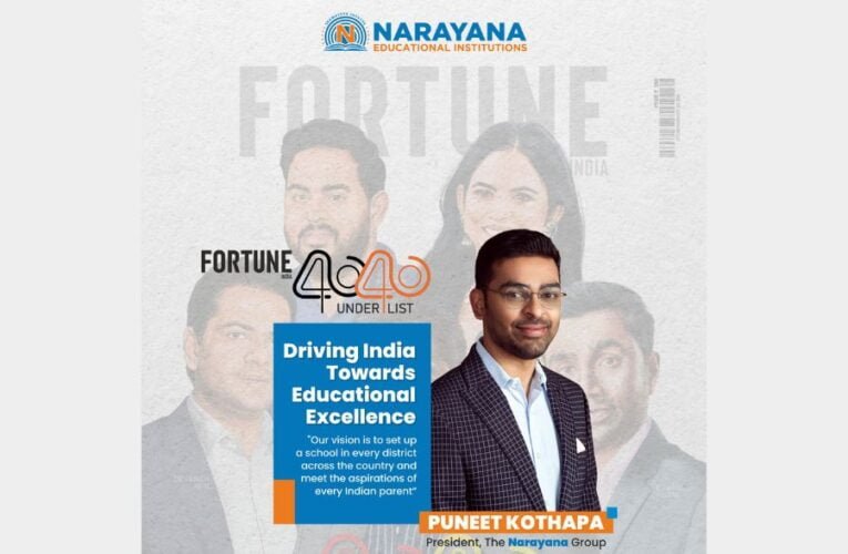 Puneet Kothapa: A Rising Star on Fortune India’s 40 under 40 List
