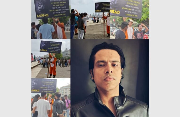 Hemwant Tiwari’s unique marketing stunt for Lomad releasing Aug 4 is an eyecatcher!