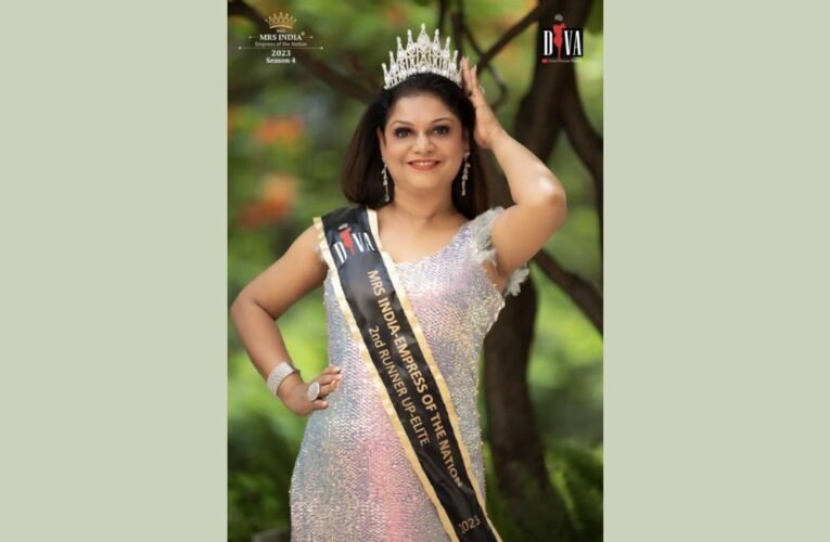 Proud moment for India, Kakoli Ghosh from Kolkata wins 2nd runner-up at DIVA Mrs. India Empress of the Nation 2023