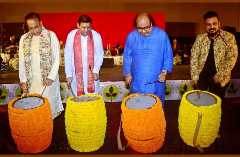 Chaltabagan Durga Puja festivities take off amid dance and drum beats