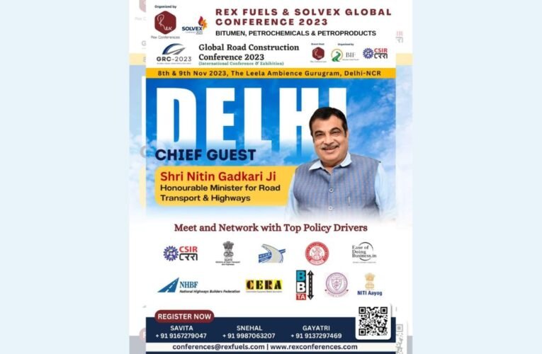 Minister Gadkari to Attend GRC 2023: A Conference Advancing Sustainable Road Techs