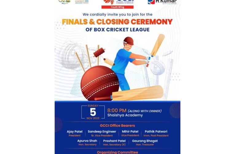 GCCI Youth Wing presents an exciting Box Cricket League