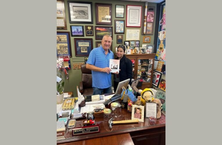 The Mayor of Secaucus, New Jersey Receives A Copy of The Best-Selling Book of The Decade From Author- Ambassador Paris Keswani