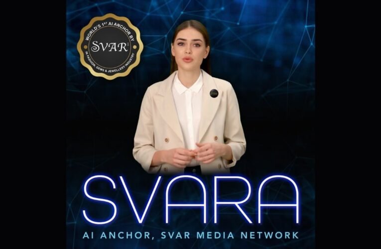 SVAR Media Launches Lifelike World’s First AI Anchor SVARA for Fashion and Gems & Jewelry