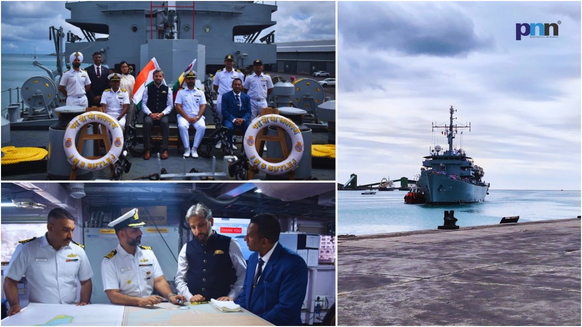 INS Sutlej Mauritius 18th Survey: Supercharges India-Mauritius Ties - PNN
