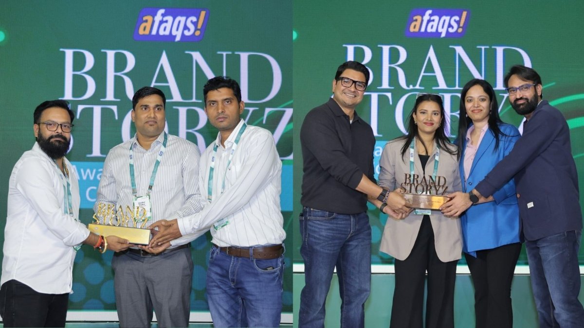 Creative agency Influencer Act received 2025 Afaqs brand storyz award for outstanding brand story telling. PNN