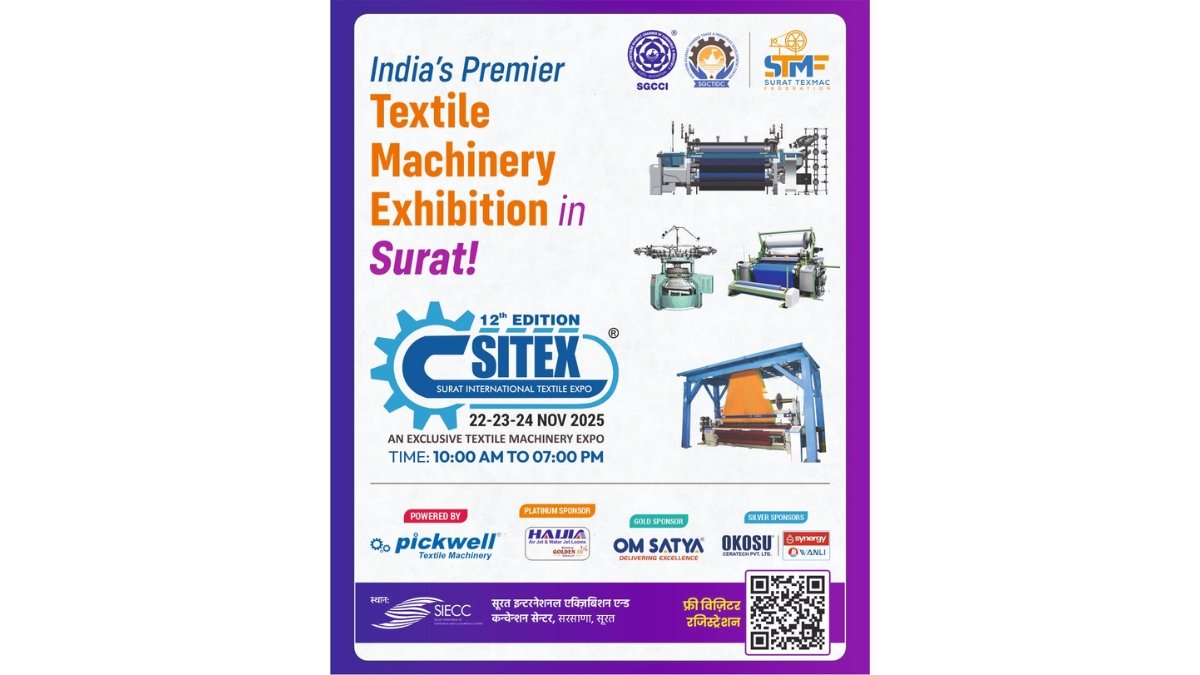 12th Edition of Surat International Textile Expo ‘SITEX 2025’ to be held in Surat in November 2025 - PNN