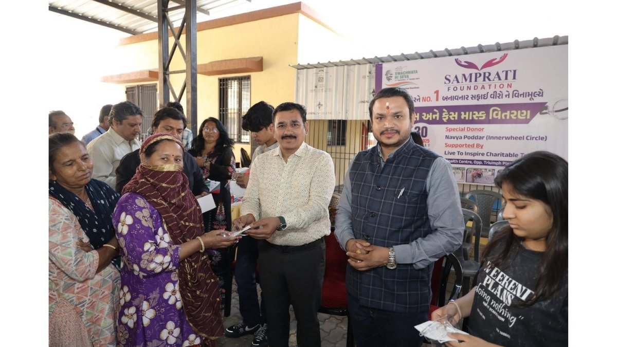 Samprati Foundation Honors Surat’s Safai Veers with Protective Gear Drive Led by Chairman Nirav Shah