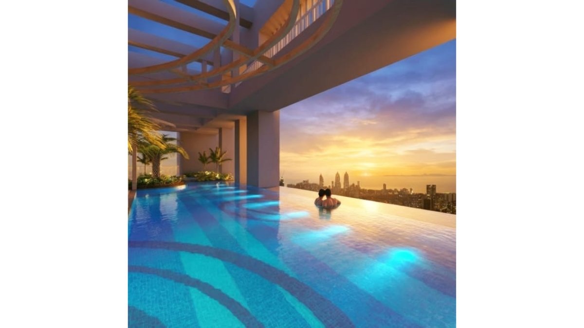 India’s Highest Infinity Pool at 700 Feet unveiled at Monte South, Byculla a JV between Marathon Group and Adani Realty - PNN